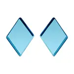 Preciosa Ocelové náušnice Fragmentum s modrým kříšťálem 7375 67