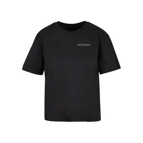Women's T-shirt Sweet Blossom And Beauty Tee - black