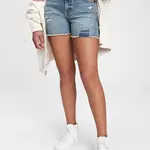 GAP Dětské džínové kraťasy teen sky high-rise denim shorts with stret - Holky