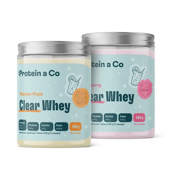 Protein&Co Clear Whey Protein Isolate 600 g - passion fruit