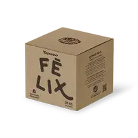 Kapsle Zlaté Zrnko pro kávovary Nespresso Original® - Félix (80% arabika 20% robusta, kompostovatelná kapsle) 25ks