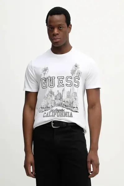 Bavlněné tričko Guess