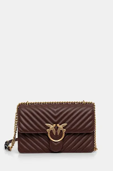 Kožená kabelka Pinko