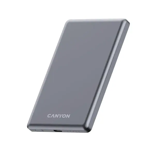 Canyon Power bank PB-505 slim Magsafe 5000 mAh PD20W Dark Grey