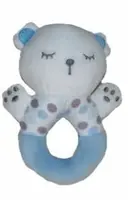 Chrastítko zvířátko modré – 14 cm