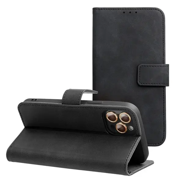 Flipové pouzdro TENDER Book pro Xiaomi Redmi 15 4G / 5G (171.1), černá
