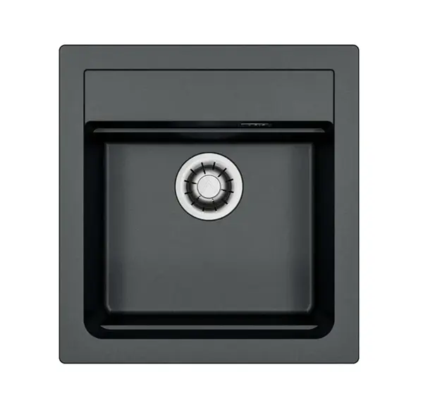Alveus Atrox - Granitový drez 47x50 cm, Quick-Close, carbon 1149198