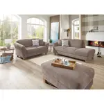 Sit & More LENOŠKA, textil, šedohnědá