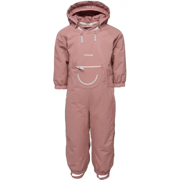 VIKING BY NORWAY ALV WINTER PLAYSUIT Detský zimný overal, ružová, veľkosť