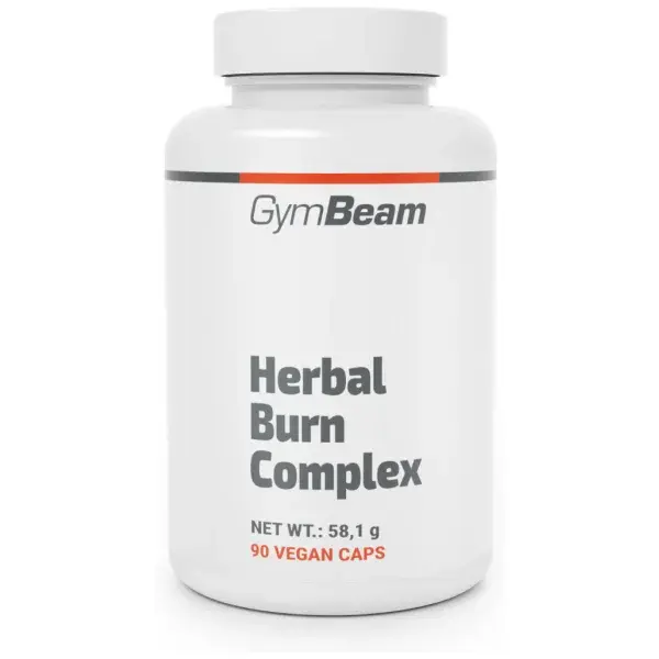 GymBeam HERBAL BURN COMPLEX - 90 CAPS Spalovač tuků, , velikost