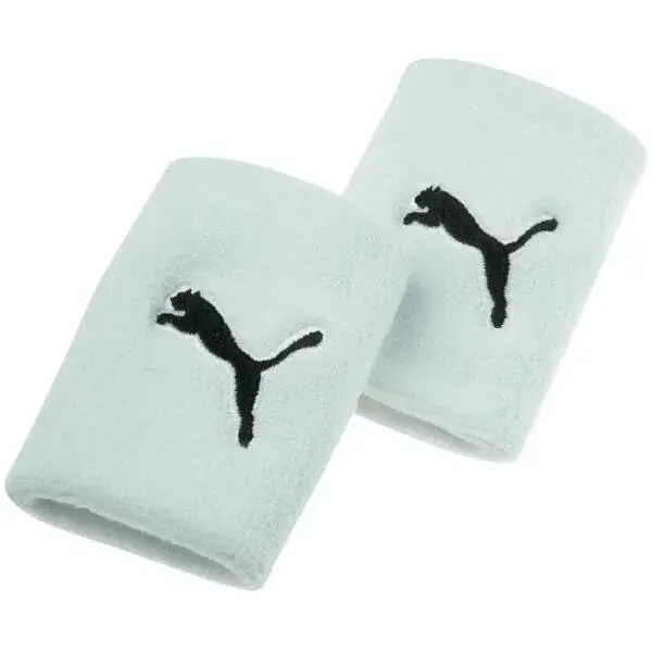 Puma TEAM LONG WRISTBAND Potítka, bílá, velikost