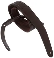 Taylor Taylor Slim Vegan Leather Strap, Chocolate Brown