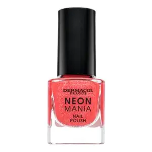 Dermacol Neon Mania Nail Polish lak na nehty 7 Coral Sunset 5 ml