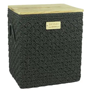 Kôš obdĺžnikový hačkovaný xxl.43.5×34.5 h