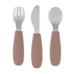 Petite&Mars Take&Match Stainless Steel Cutlery Set príbor Velvet Latte 12m+ 3 ks