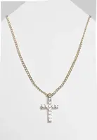Náhrdelník s křížem - zlaté barvy