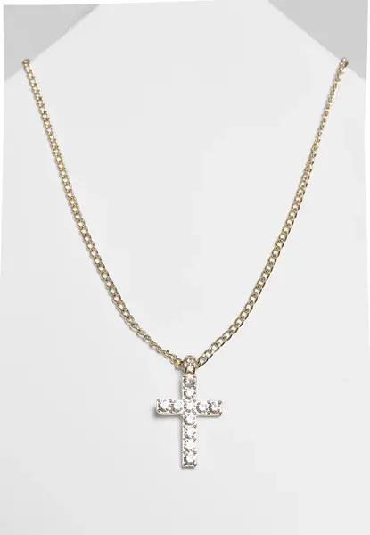 Náhrdelník s křížem - zlaté barvy