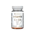 Pharma Activ Vitamín C + D3 30 tobolek