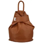 Stylový dámský kožený batůžek Oona, hnědá