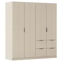 Rauch Möbel ŠATNÍ SKŘÍŇ S OTOČNÝMI DVEŘMI, šampaňská, 181/197/56 cm