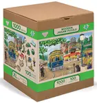 Wooden City Puzzle Victorian Street 1010 dílků, dřevěné