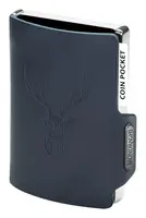 Kožená mini peňaženka Mondraghi Silhouette Classic Deer Blue