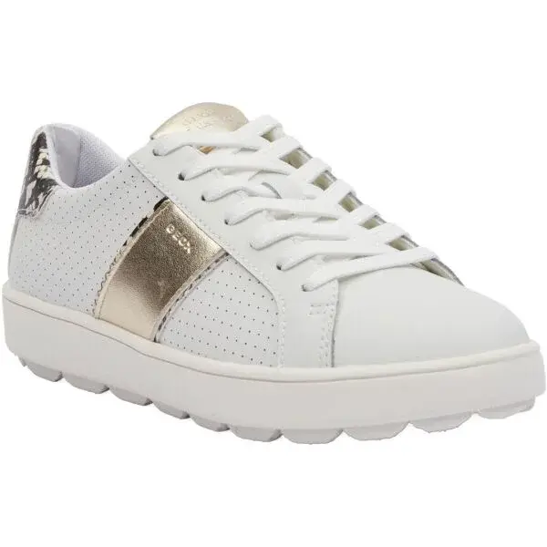 Geox D SPHERICA ECUB-1 Dámská volnočasová obuv, bílá, velikost