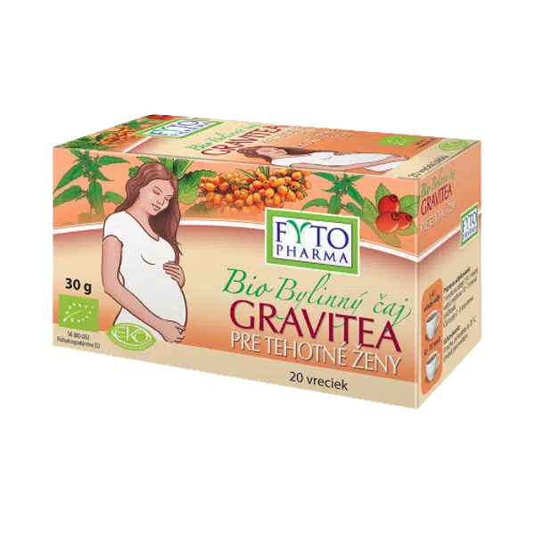 FYTOPHARMA Gravitea BIO Bylinný čaj pro těhotné ženy, porcovaný 20 x 1.5 g