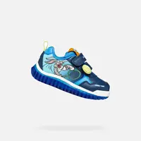 Modré chlapecké svítící tenisky Geox Lightyloo