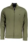 US GRAND POLO MEN'S GREEN ZIP SWEATSHIRT