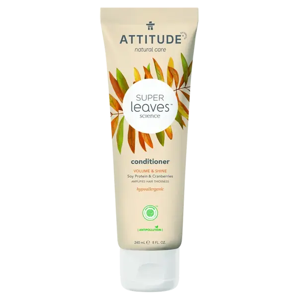 ATTITUDE Super leaves Přírodní kondicionér pro lesk a objem vlasů 240 ml