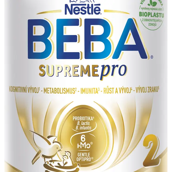NESTLÉ BEBA SUPREMEpro 2 kojenecké mléko od ukončeného 6. měsíce 6HMO 800 g