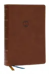 Enduring Word Study Bible: Pastoral Commentary from Every Chapter of the Bible (NKJV, Brown Leathersoft, Red Letter, Comfort Print)
