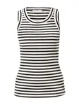 InWear Top 'Dagna'  čierna / biela