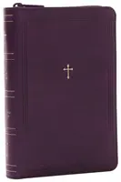 NKJV Compact Paragraph-Style Bible w/ 43,000 Cross References, Purple Leathersoft with zipper, Red Letter, Comfort Print: Holy Bible, New King James V