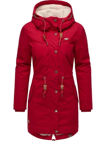 Ragwear Zimná parka 'YM-Canny'  červená