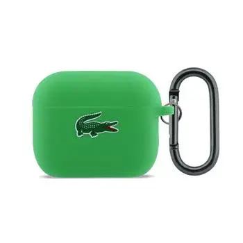 Pouzdro Lacoste Liquid Silicone Croc Logo Pouzdro pro AirPods Pro 3, green
