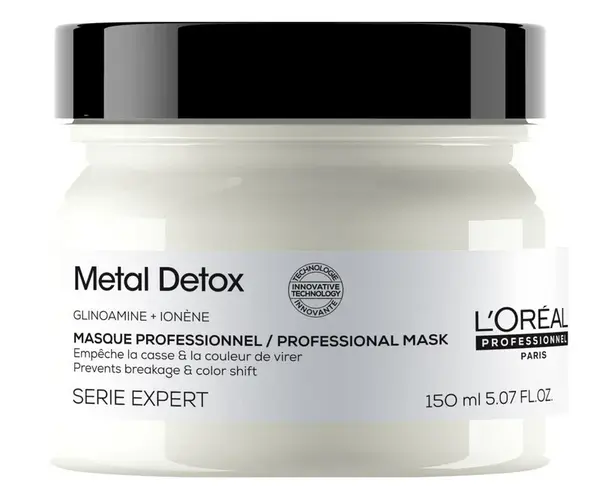 Maska pro barvené a poškozené vlasy Loréal Professionnel Serie Expert Metal Detox - 150 ml - L’Oréal Professionnel + dárek zdarma