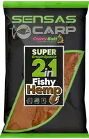Sensas směs na pastu super groundpaste 2in1 1 kg - fishy hemp