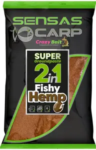 Sensas směs na pastu super groundpaste 2in1 1 kg - fishy hemp