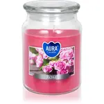 BISPOL Premium Line Rose vonná svíčka 500 g