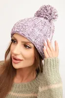 Dámska zimná čiapka s brmbolcom Kesi