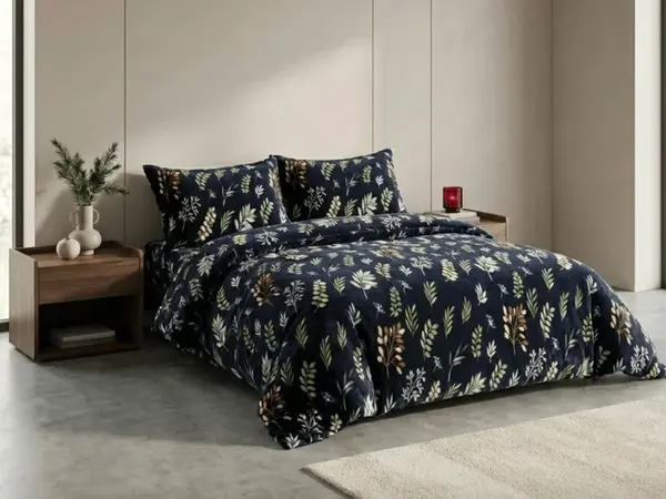 Obliečky mikroplyš ZELNOIR čierne Rozmer obliečky: 70 x 90 cm | 140 x 220 cm