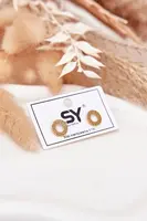 Zlaté náušnice Boto z nerezavějící oceli