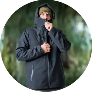 One more cast bunda splash camo knight waterproof jacket - xl