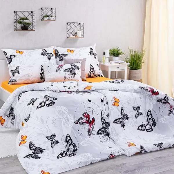 Bavlnené posteľné obliečky BUTTERFLY