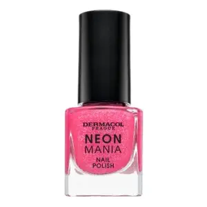 Dermacol Neon Mania Nail Polish lak na nechty 1 Pink Chic 5 ml