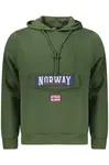 Zelená mikina s kapucí Norway