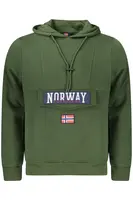 Zelená mikina s kapucí Norway