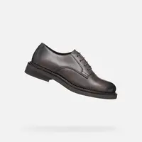 Tmavohnedé dámske topánky Geox Serilda